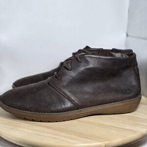 Timberland Earthkeepers 5949R Front Travel Brown Leather Chukka Mens Boots.Sz 11
